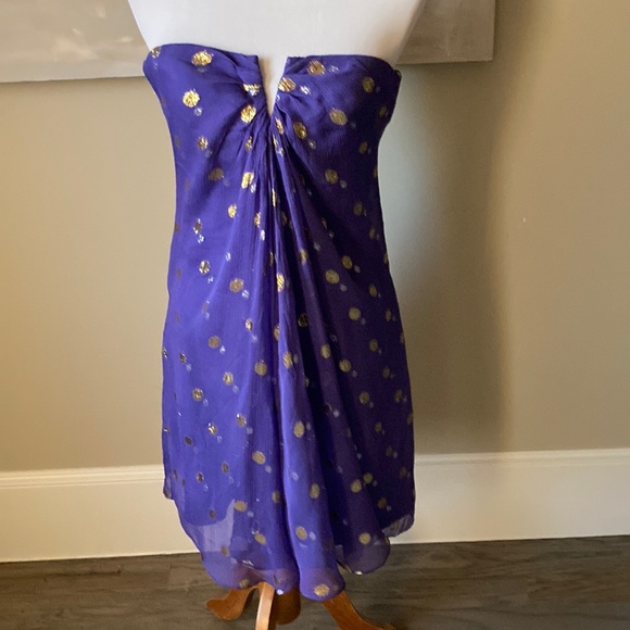 nicole miller polka dot silk dress Nicole miller womens polka